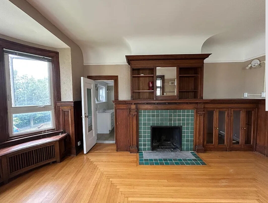 Three photos of the Amica Classical Pilates studio interior and street parking available directly adjacent.